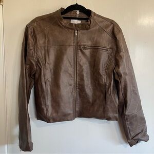 Sage NWT Short Brown Rebel Jacket